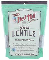  Bobs Red Mill Petite French Green Lentils 24 Oz