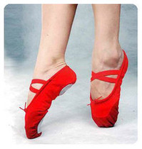 Adult teacher shoes soft-soled shoes dance shoes exercise shoes bodybuilding shoes Childrens Ballet Shoes yoga shoes red dance shoes