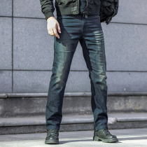 Dragon tooth Yi Feng tactical couple jeans loose straight couple men and women jeans with the same iron blood Jun line
