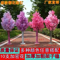 New wedding Cherry Blossom Road lead wedding background arch shelf cherry tree iron Cherry Blossom Road Guide flower