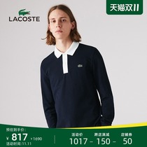 LACOSTE French crocodile mens autumn winter fashion lapel collars French long sleeve polo shirt men) PH1873