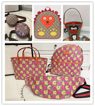 2021 new girl double shoulder bag slanted satchel shoulder bag Shoulder Bag Travel Outside Bags Cartoon Carry-on Shopping Bag for children
