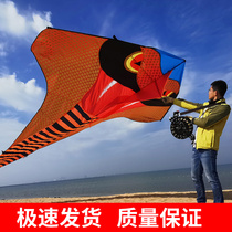Lida Weifang kite adult large high-grade professional 2020 new triangle super long tail breeze easy-to-fly snake kite