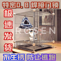 304 encrypted stainless steel cage honey pear flower branch rabbit chincho cage pet cage toy supplies sleeping nest