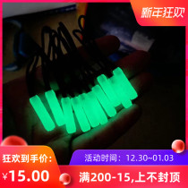 Value customized luminous zipper rope light-absorbing tail rope backpack zipper accessories EDC small handle outdoor modification