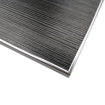 16mm aluminum alloy edge banding U-shaped closing edge Paint-free plate sand Silver sealing edge ecological board edge banding aluminum frame edge