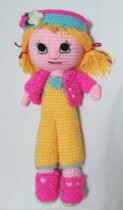 Handmade crochet crochet doll * overalls doll * Valentines Day Christmas birthday gift
