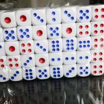 12 13 14 15 16MM dice red black and blue dot Taiwan color 1 4 red and white fillet automatic mahjong machine
