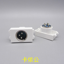 Type 128 Male Cannon Module Welding Occupies One Microphone Male Cannon Plugging Cannon Male Microphone Audio
