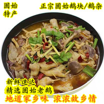 Henan specialty Han goose mixed Gushi goose block dry goose hot pot vacuum packaging large goose soup 500g
