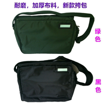 Olive green satchel bag thick waterproof Oxford shoulder bag raincoat satchel military training black satchel bag