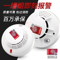 Commercial free-standing wireless smoke alarm household indoor kitchen gas smoke fire detector 3c certification