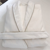 Super thick Dubai Tuhao Hotel Sink Nightgown Bathrobe Double fabric Silky soft non-absorbent non-hair fat fat