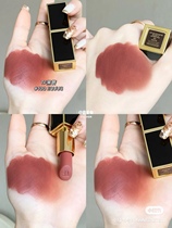 Cinnamon milk tea is beautiful Tom ford TF lipstick black tube 100#EQUUS 16 color giant fold