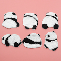 Clothes patch patch cute panda pattern decorative patch fashion pants hole repair embroidery cloth patch patch patch
