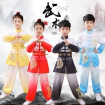 Childrens martial arts performance costumes children Chinese kung fu martial arts uniforms Taiji training competitions actors and women