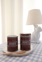 MUSe Garden Sweet & Silky Medieval Vintage Good Time Chocolate Ceramic Sealed Jar Storage Jar