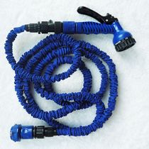 Car wash water gun household hose telescopic water pipe garden garden sprinkler flushing water pipe high pressure soft glue set watering