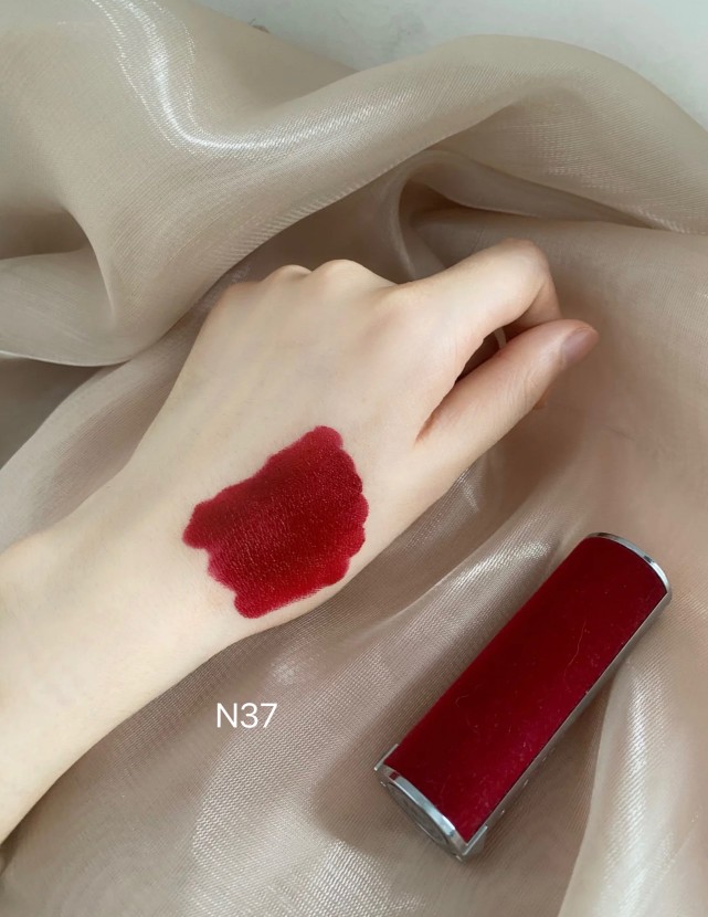 Givenchy Lipstick Small and Medium Sample N37/N35/N36 Red Velvet Series/27/333/334 Counter Large Label Color Trial