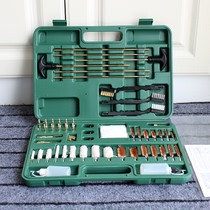 Wiping gun maintenance tool combination box rust removal and oil wiping strip tool