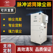  Pulse filter cartridge dust collector Mobile cabinet industrial metal dust collector Grinder wire drawing machine Sand factory vacuum cleaner