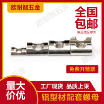 Shrapnel NUT national standard shrapnel nut European standard shrapnel nut block 20 30 40 Type 45-M4-M5-M6-M8