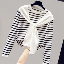 Children and girls Big children autumn women Spring and Autumn New 6 big Children 7 girls 8 autumn 9 foreign style Korean fashionable top