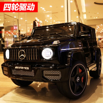 Mercedes-Benz childrens electric toy car four-wheel off-road ride with remote control car child baby battery car stroller