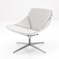 Nordic Classic Danish Diamond Designer Space Casual Dining Room Leaning Chair Casual Hotel Furniture GRP Chair