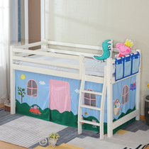 Childrens bed curtain upper and lower bed curtain boys and girls game bed mantle cartoon bed cover handmade now support customization