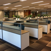Fujian Minimalist Office Furniture New Staff Table Screen Work Fashion Screens Bench 2 People 4 People Position Combination