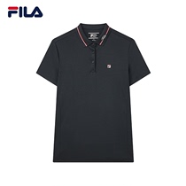 FILA Phila Fiele official womens short sleeve polo shirt autumn 2021 New Classic Wild Light business top