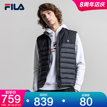 FILA Fila official mens down jacket winter new warm leisure sports down vest inner vest