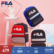 FILA KIDS FILA KIDS backpack bag 2021 new children primary school boys Boys Girls reflective strip schoolbag