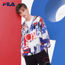 FILA Fila official mens jacket Autumn 2021 mens handsome casual fashion woven jacket