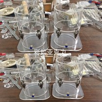 Transparent plexiglass waterproof test device diaper tester acrylic sanitary napkin detector processing