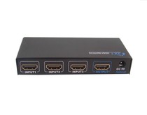 Langqiang LKV331A three-in-one-out HDMI switch 3-in-1-out HD audio and video distributor with remote control 4K