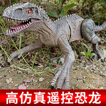 Childrens simulation dinosaur boy electric toy remote control grass-eating dragon Raptors can walk Tyrannosaurus Rex animal type