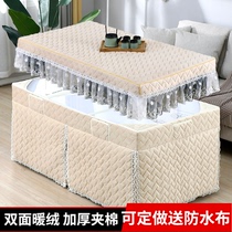 New electric furnace cover rectangular thickened baking fire coffee table table cover tablecloth winter heating oven cover