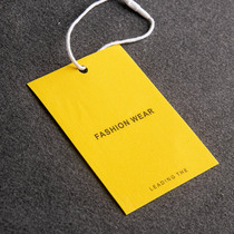 Custom-made LOGO cotton label design simple clothing tag custom-made clothes trademark listing tag custom