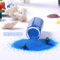Dark Blue 500 gr Blue Sand Micro Sand Decoration Sand Landscape Color Sand Fine Sand Quartz Fine Sand