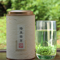 2021 New Tea Mingqian Green Tea Treasures Yangxian Snow Bud 125g Canned Full Hand-fried Green Tea Chestnut Fragrant