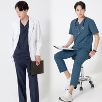 Korean version of the high-end plastic hospital oral dental male doctor nurse surgical suit Hand washing clothes Isolation clothes split suit