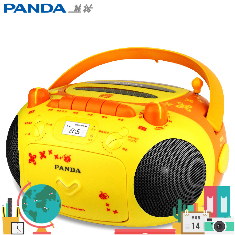 Panda cd-201 FM tape recorder USB disk tfcard music CD player