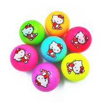 New Hello kitty Hello kitty double color golf Crystal game ball transparent ball multi-color optional