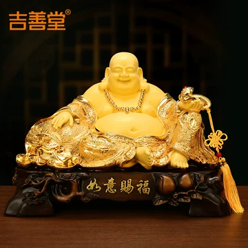 中国古美術 銅製 彌勒大道 弥勒佛 布袋和尚 置物 Yahoo