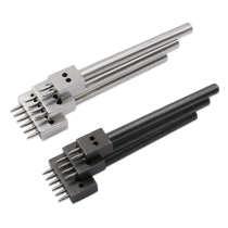 Handmade leather carving DIY round hole row punching leather leather goods round cut pitch punching tool leather stitch punching tool