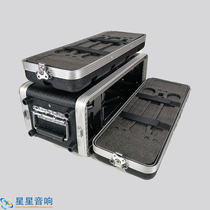 3US short flight box abs plastic audio cabinet receiver wireless handheld microphone protection cotton rack U box
