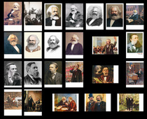 Marx and Engels Postcard Book 24