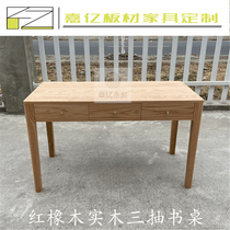 American red oak countertop solid wood table panel stair step board log wood square oak furniture customization